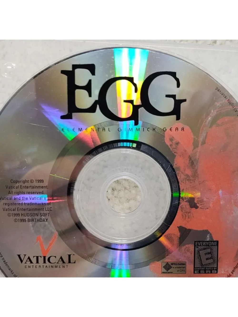 Sega Dreamcast EGG Elemental Gimmick Gear Vatical T-41601N Standard Tested Works